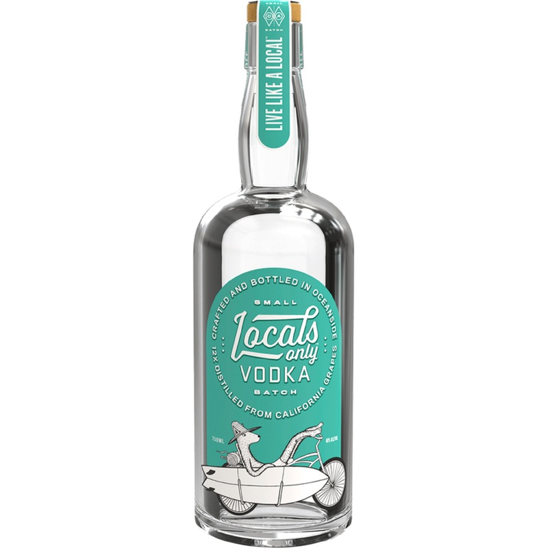Locals Only Straight Vodka|750 ML