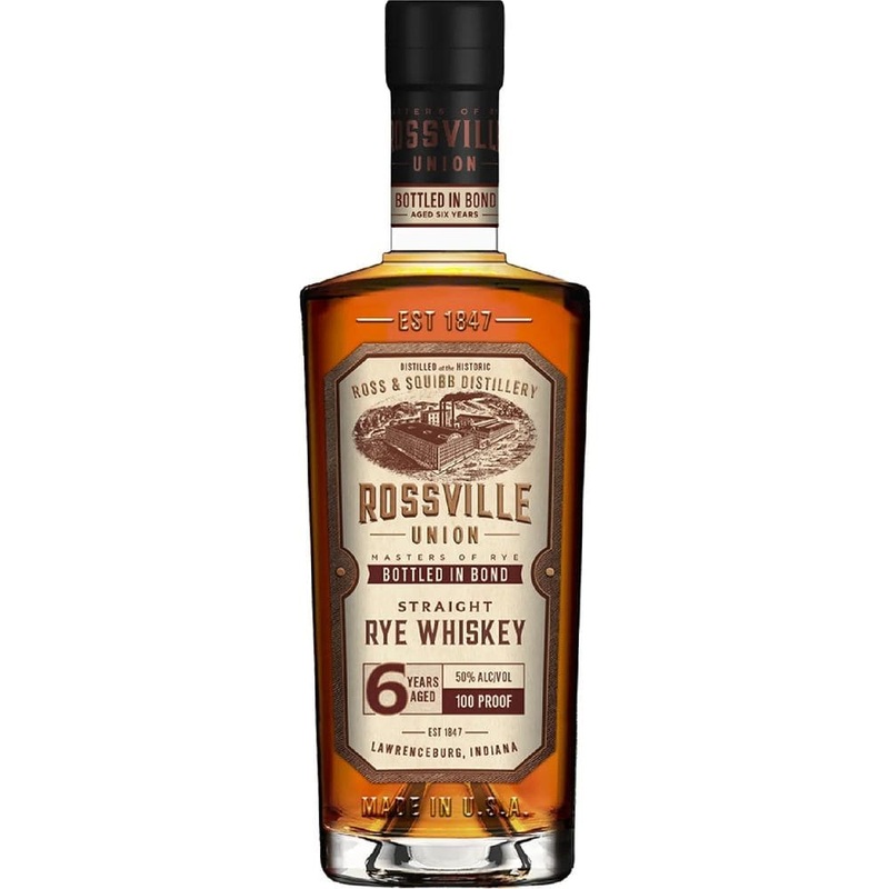 Rossville Union Bottle in Bond Rye 6 Year Whiskey