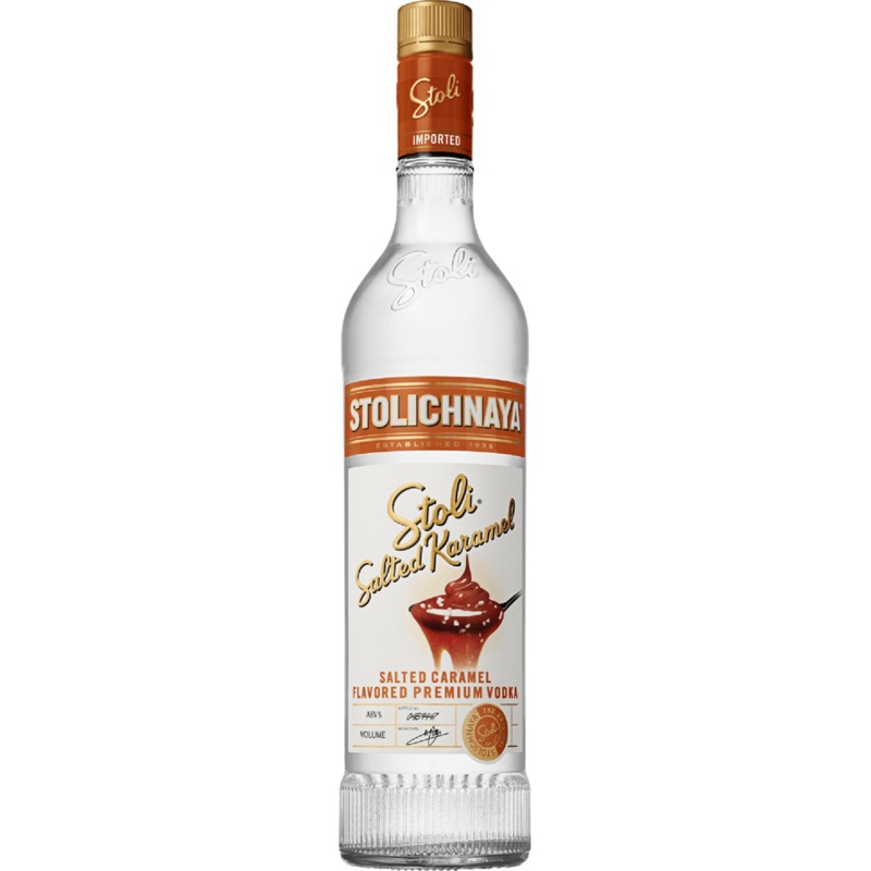 Stoli Salted Karmel Vodka|750 ML