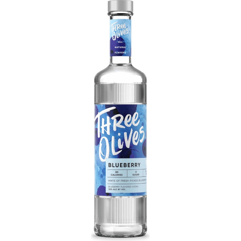 Three Olives Blueberry Vodka|750 ML