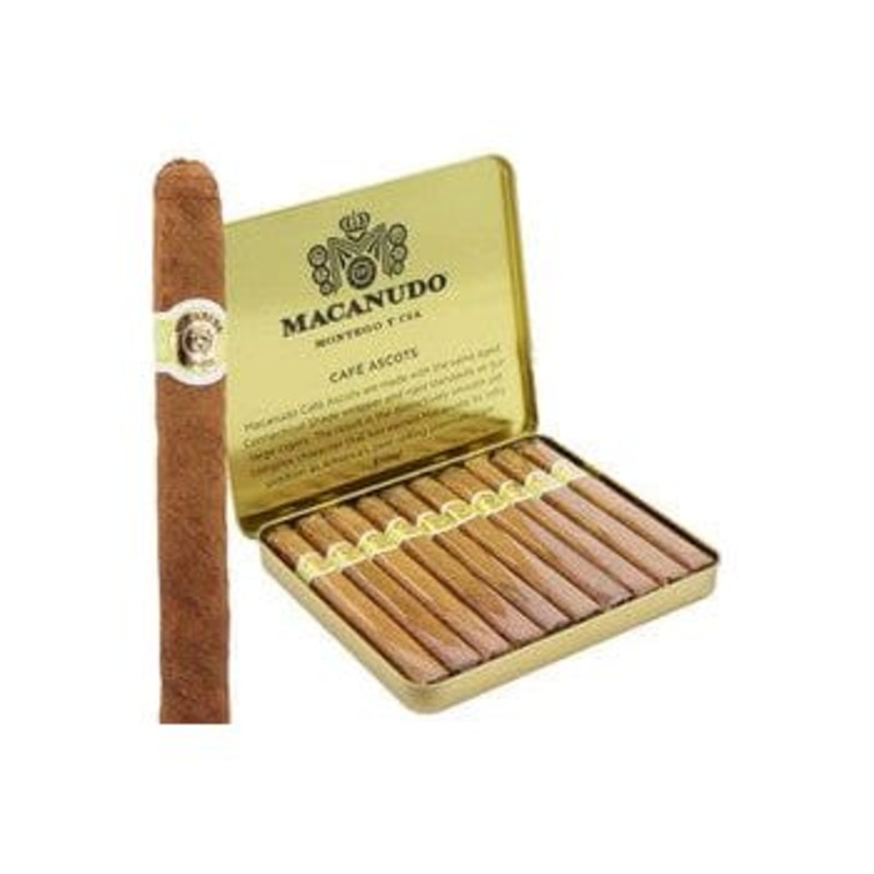 Macanudo Ascots Cafe 10pk Petit Corona (4 1/8×32)