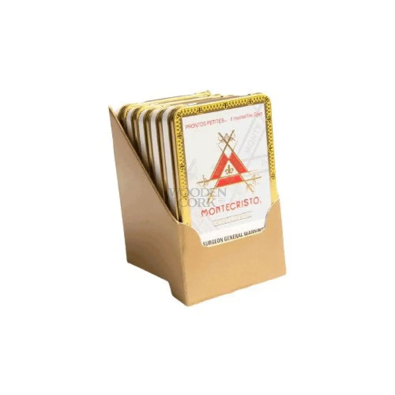 Monte Cristo White Prontos Petite 6pk Petit Corona (4×33)