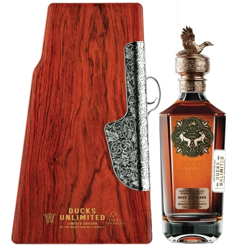 World Whiskey Society Ducks Unlimited Special Edition 10 Year Old Kentucky Bourbon