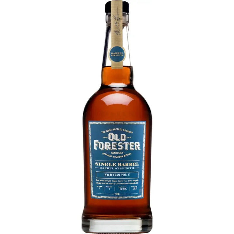 Old Forester Single Barrel Barrel Strength Bourbon Whiskey Warehouse K Floor 8 OHLQ Select Pick 135.8 Proof