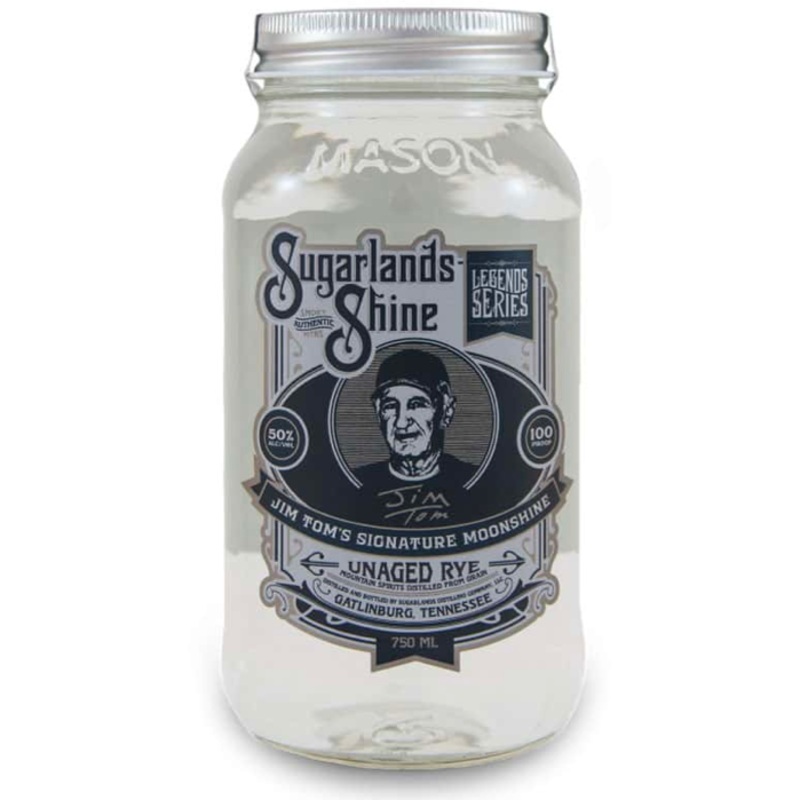 Sugarlands Shine Jim Tom Hedricks Unaged Rye Moonshine