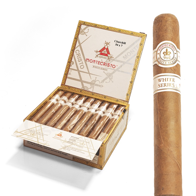 Montecristo White Churchill|Montecristo White Churchill – Box of 27