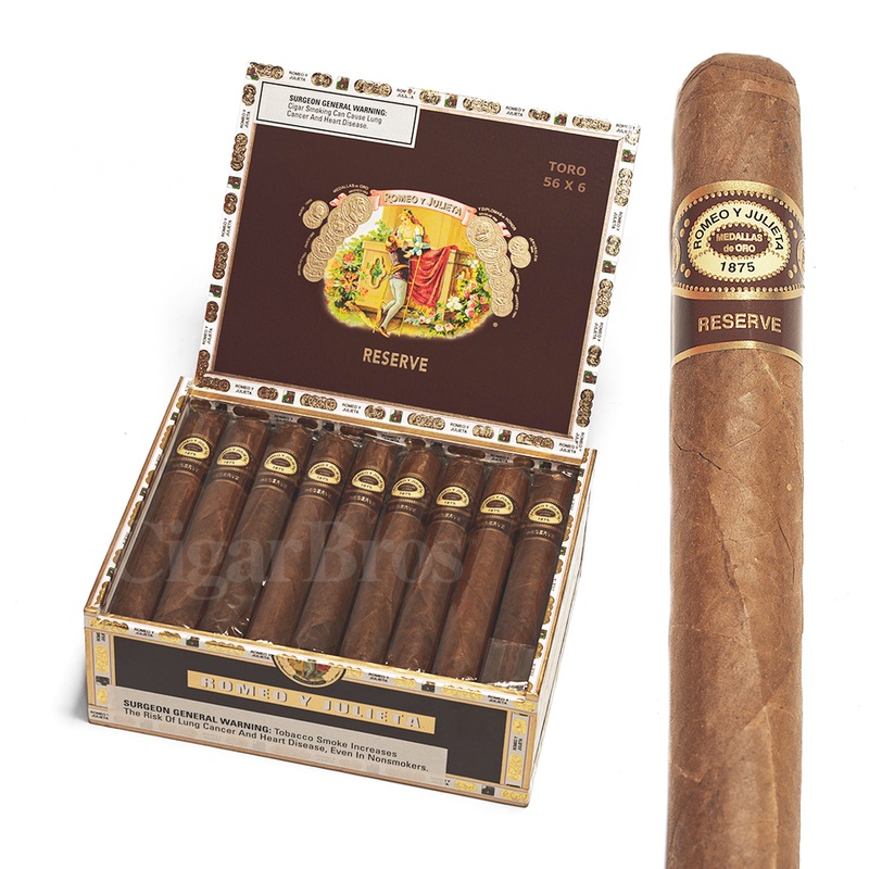 Romeo Y Julieta Reserve Toro|Romeo Y Julieta Reserve Toro – Box of 27