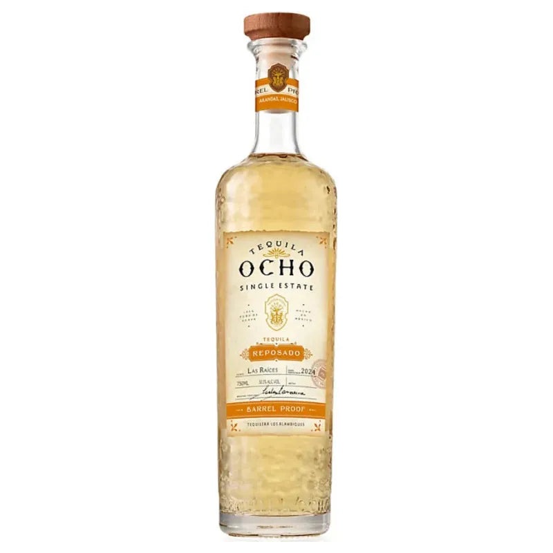 Tequila Ocho Reposado Las Races Barrel Proof 101 750ml