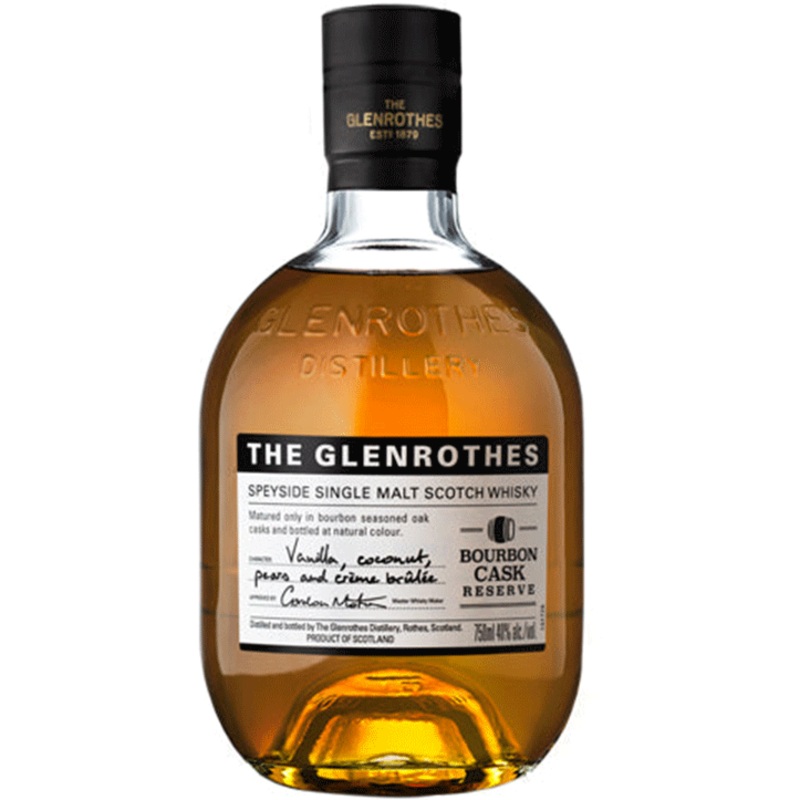 Glenrothes Bourbon Cask Reserve Speyside Single Malt Scotch Whiskey