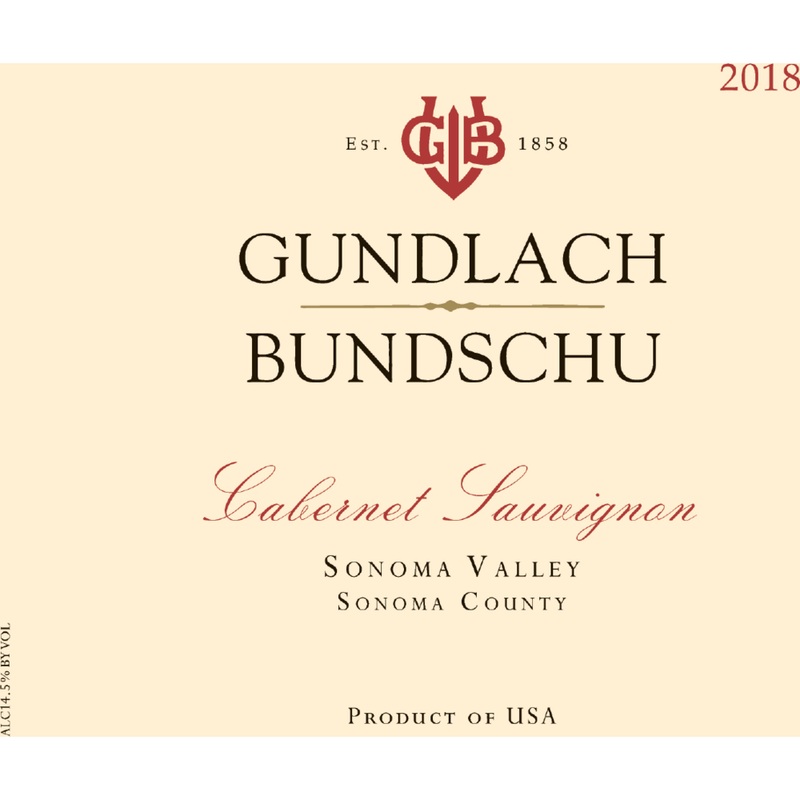 Gundlach Bundschu Sonoma Valley Cabernet Sauvignon 750ml