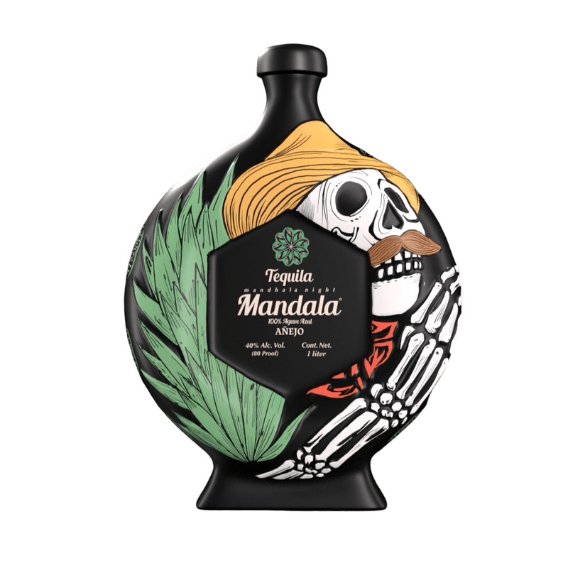 Mandala Tequila Anejo Dia De Los Muertos El Jimador 2025 Edition 1L