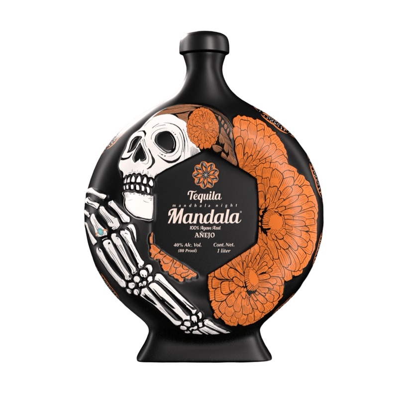 Mandala Tequila Anejo Dia De Los Muertos La Catrina 2025 Edition 1L