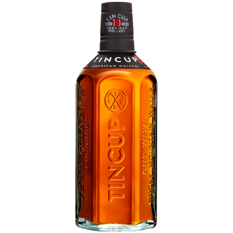 Tin Cup Whiskey 10 Years Old American Whiskey