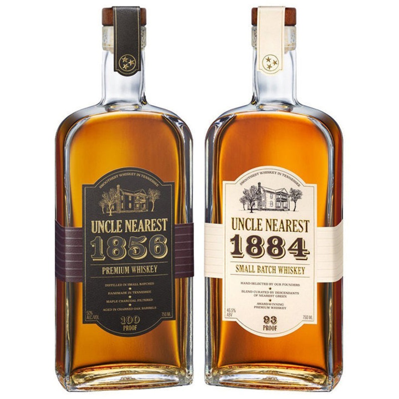 Uncle Nearest 1856 Premium Aged Whiskey & 1884 Small Batch Whiskey Set