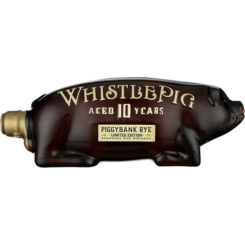 WhistlePig Limited Edition 10 Years Aged Piggybank Straight Rye Whiskey 110 Proof 2025 Release