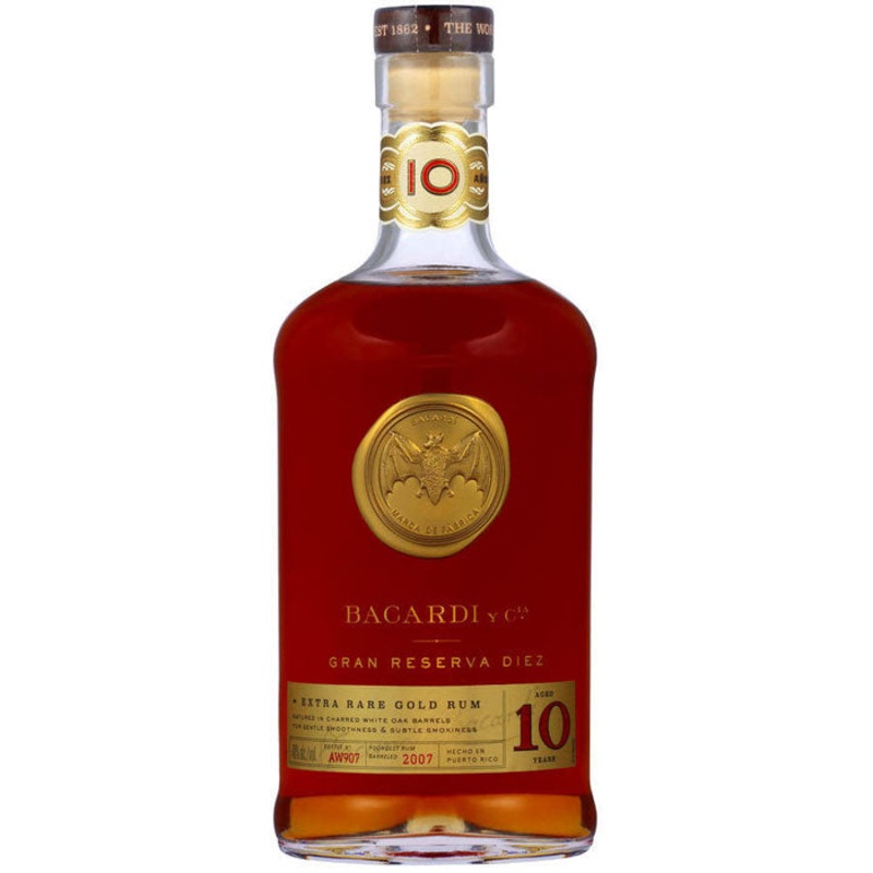 Bacardi Gran Reserva Diez 10 Year Old Rum