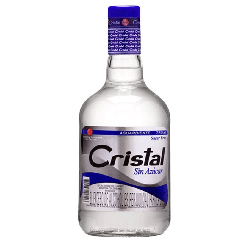 Cristal Aguardiente Sin Azucar