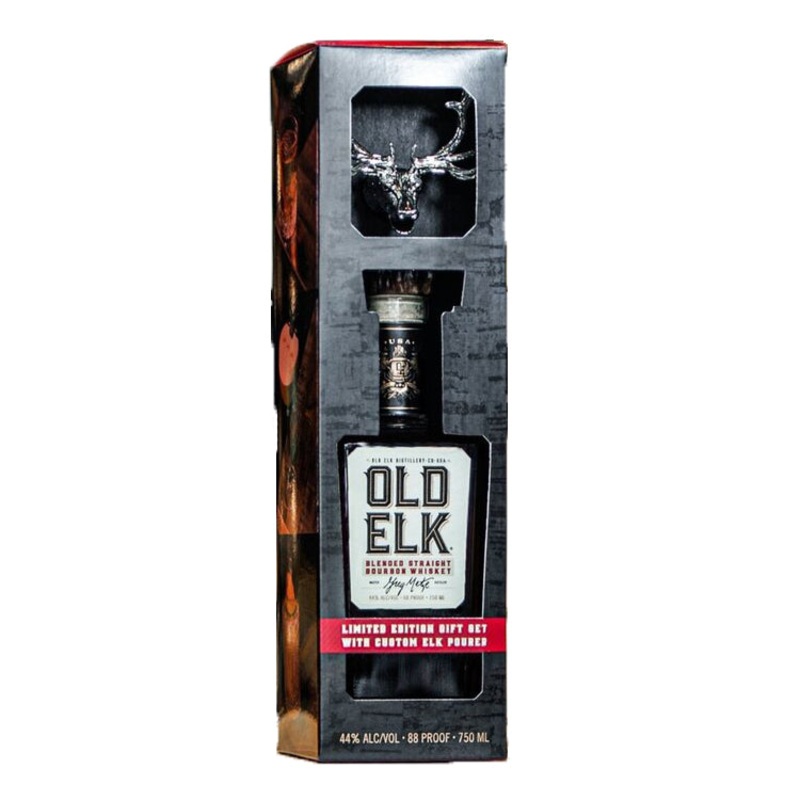 Old Elk Bourbon Gift Set W/ Elk Pourer