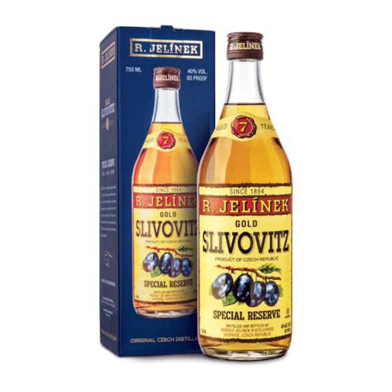 R. Jelinek Slivovitz Special Reserve Kosher Gold Plum Brandy