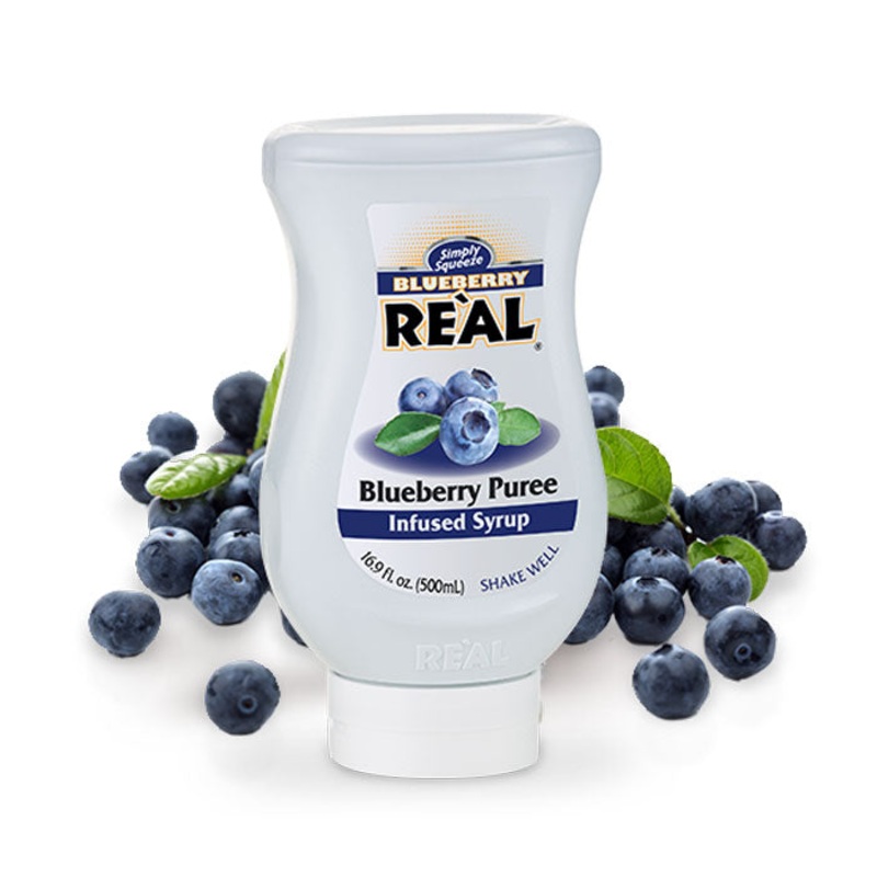 Real Blueberry Puree Infused Syrup 16.9 Fl Oz