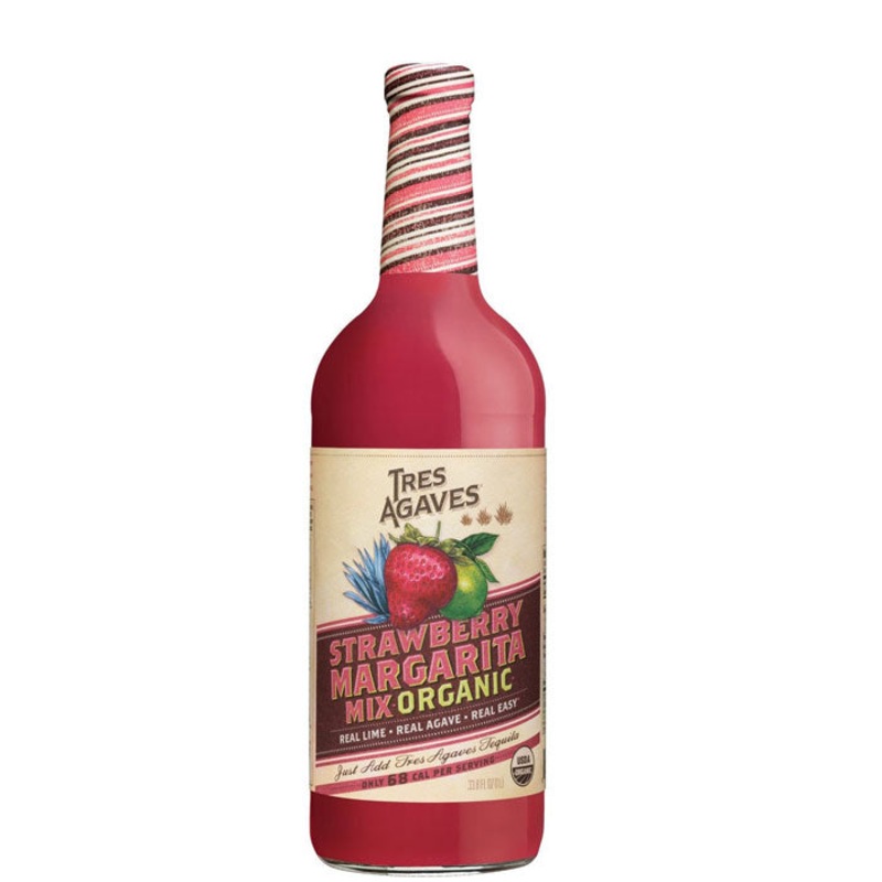 Tres Agaves Organic Strawberry Margarita 1L