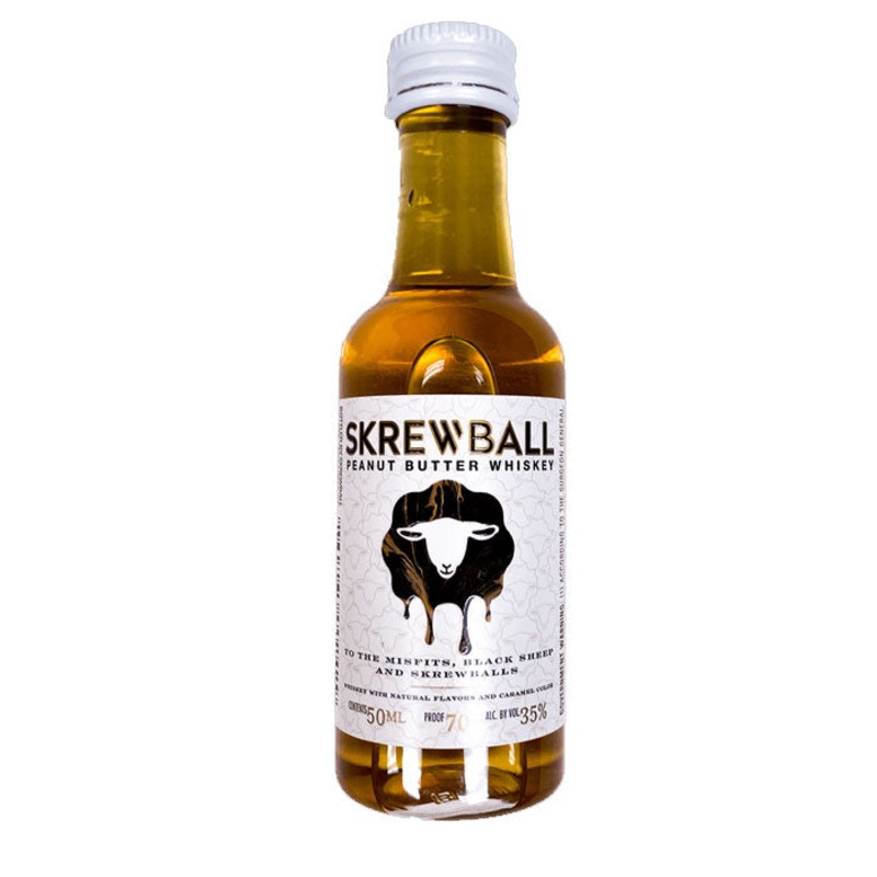 Skrewball Peanut Butter Whiskey Mini Bottle 50ml
