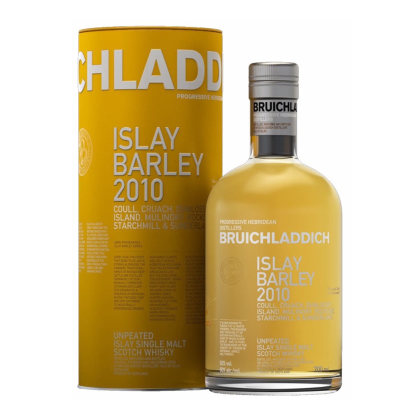 Bruichladdich Malt Islay Barley 2010 Scotch