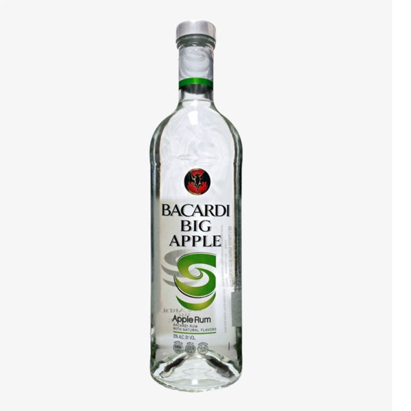 BACARD Apple Flavored White Rum Mini Bottle 50ml