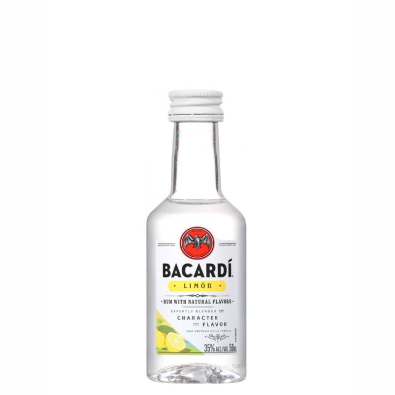 BACARD Limn Flavored White Rum Mini Bottle 50ml