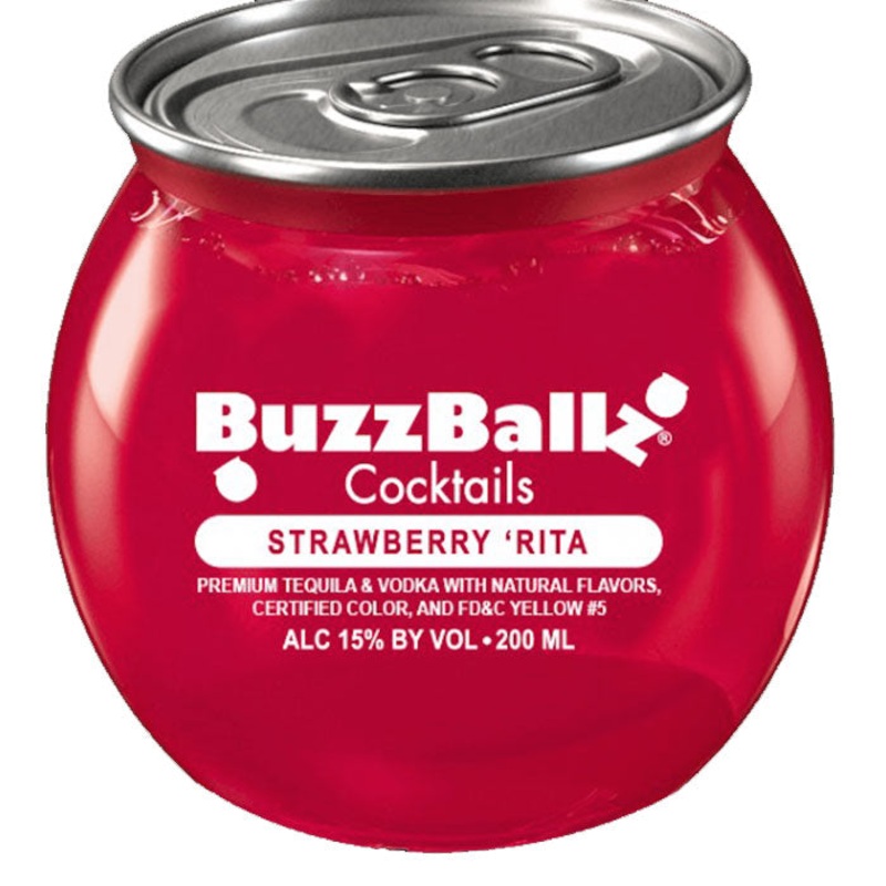 Buzzballz Cocktails Strawberry ‘Rita 200ml