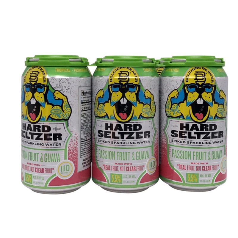 Belching Beaver Passionfruit & Guava Hard Seltzer