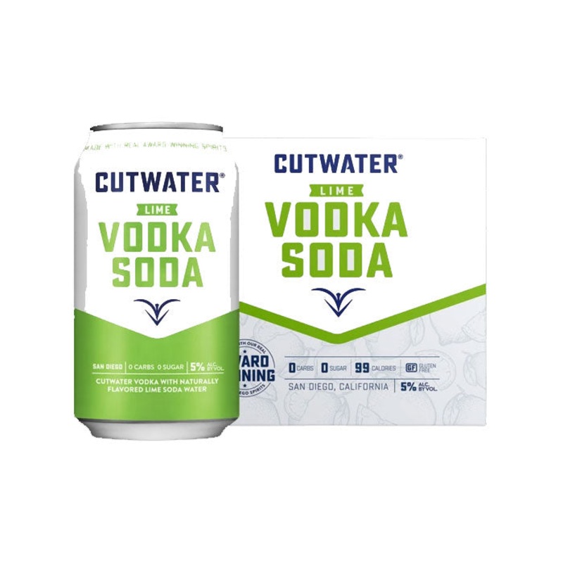 Cutwater Vodka Soda 4pk