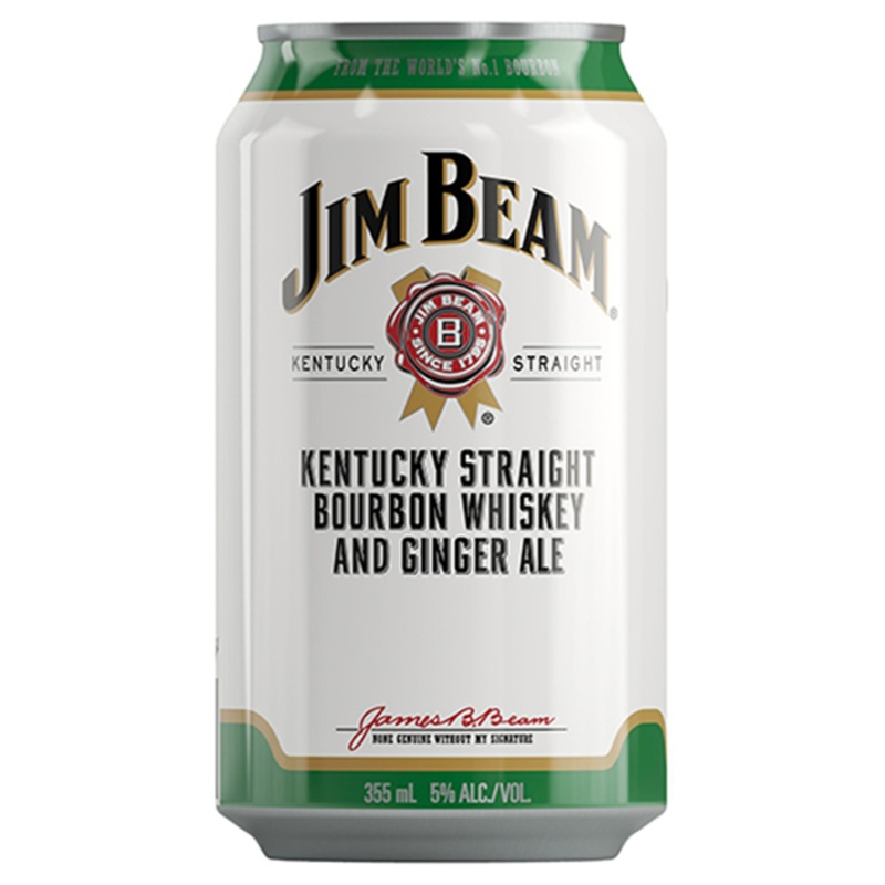 Jim Beam Bourbon & Ginger 6pk