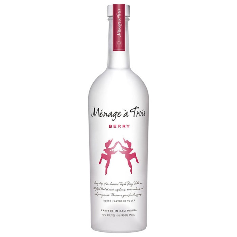 Menage A Trois Berry Vodka