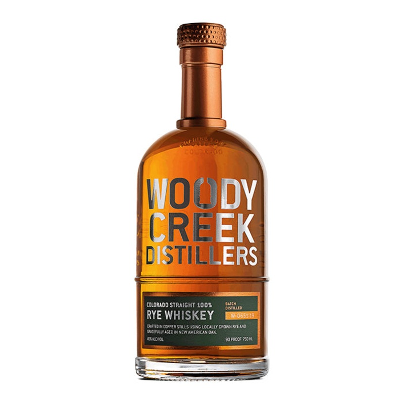 Woody Creek Colorado Cask Strength Straight Rye Whiskey