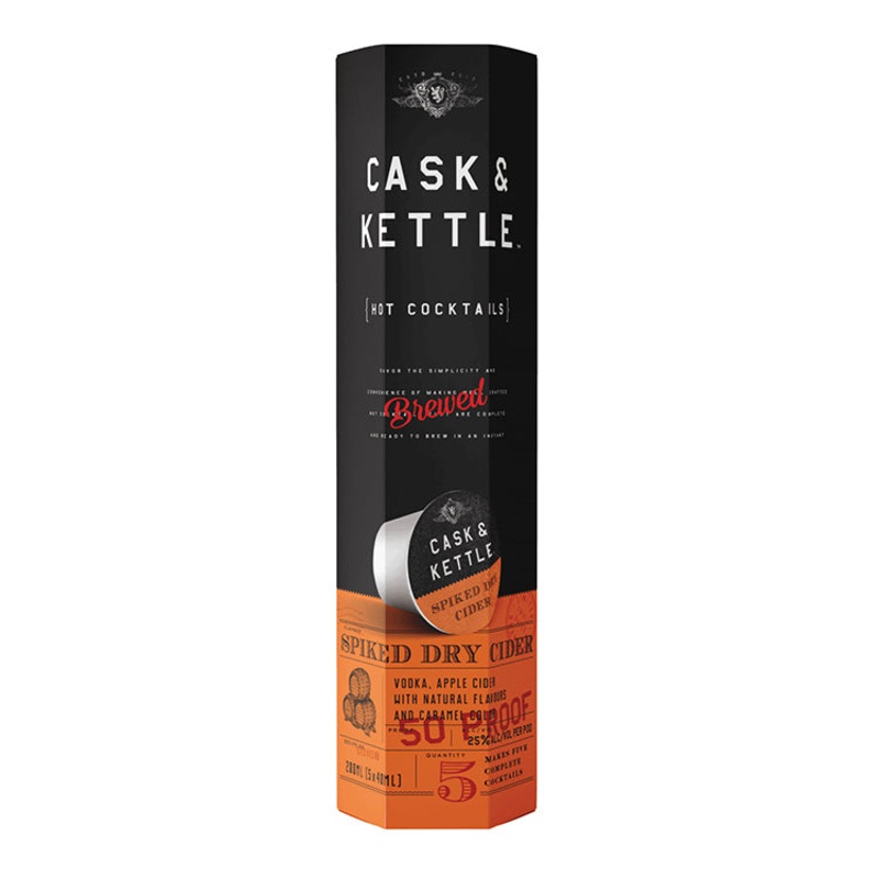 Cask & Kettle Spiked Dry Cider Liquid K-Pod Cocktails