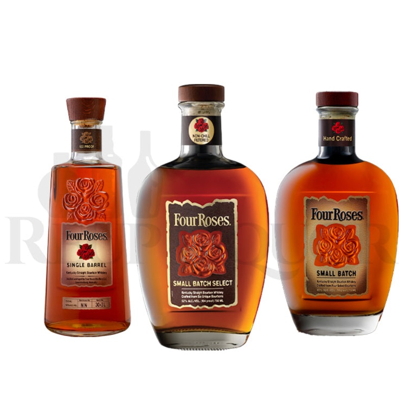 Four Roses Single Barrel & Small Batch & Small Batch Select Bundle
