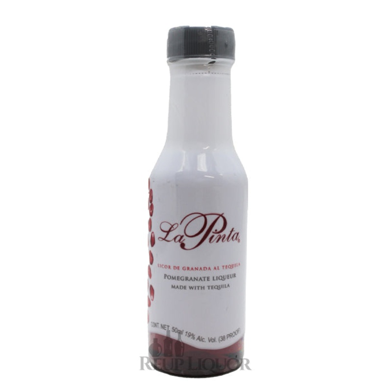 La Pinta Pomegranate Tequila Liqueur Mini Bottle 50ml