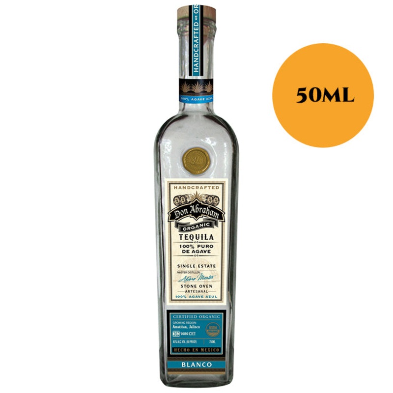 Don Abraham Blanco Tequila Mini Bottle 50ml