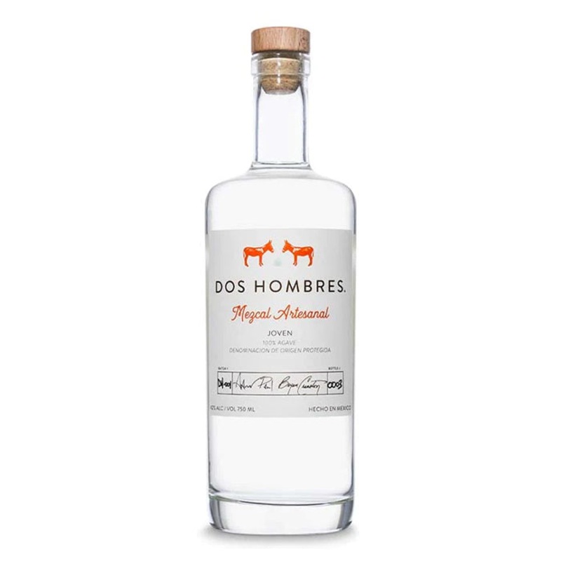Dos Hombres Mezcal Joven Gift Pack w/ 2 Glasses