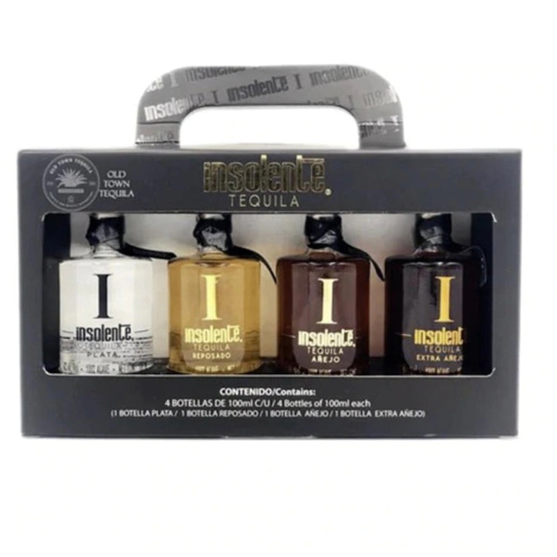 Insolente Premium Tequila Mini Bottle 4 Pack