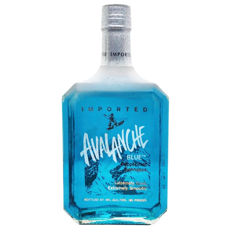 Avalanche Blue Peppermint Schnapps Liqueur