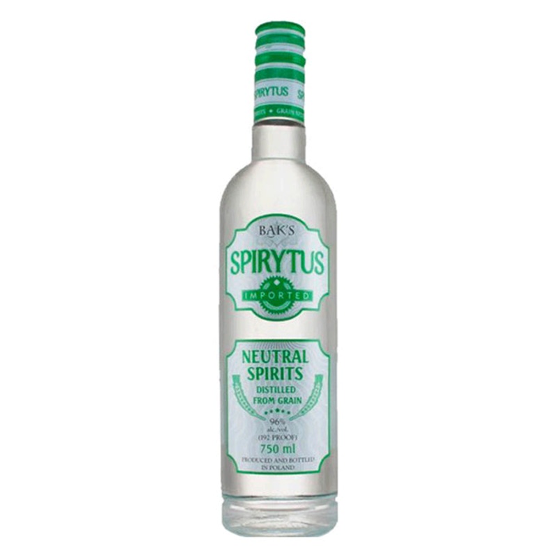 Bak’s Spirytus Neutral Spirit 192 Proof