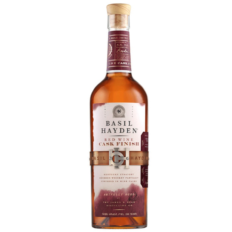 Basil Hayden’s Red Wine Cask Finish Bourbon Whiskey