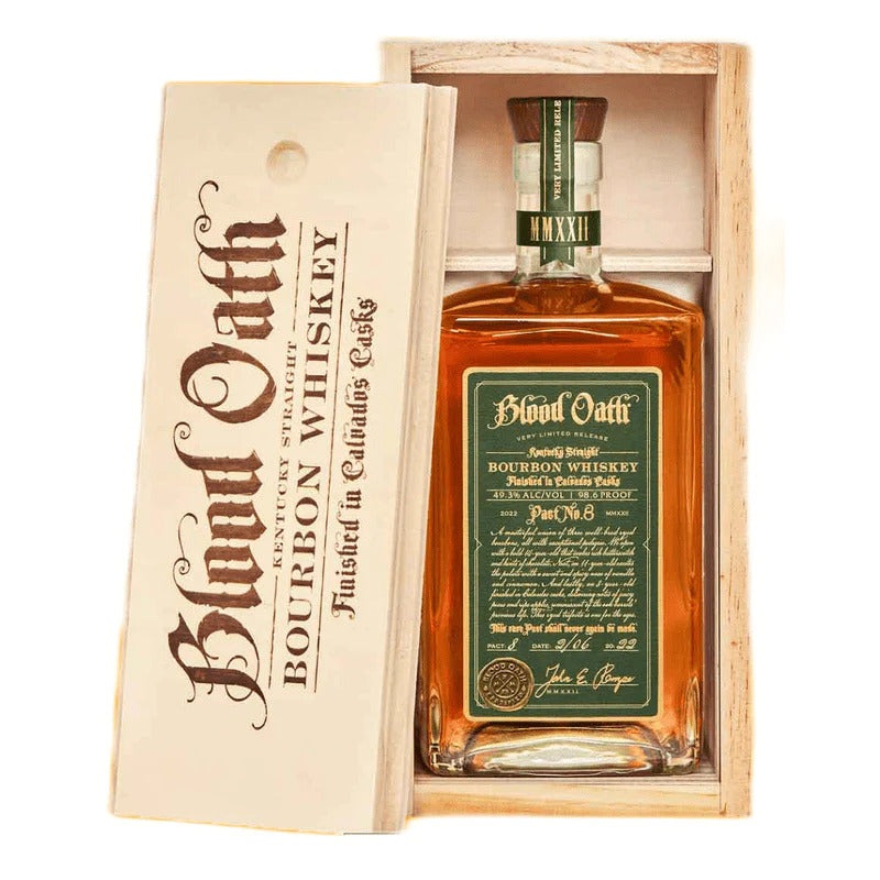 Blood Oath Part No. 8 Kentucky Straight Bourbon Whiskey