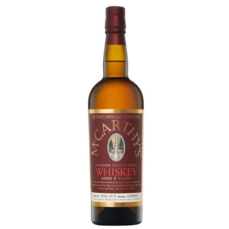 McCarthy’s Oregon Single Malt 6 Year Aged Whiskey