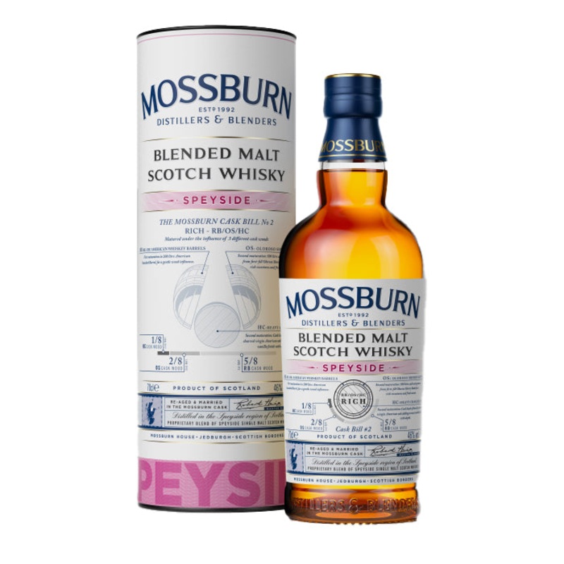 Mossburn Cask Bill No 2 Rich – RB/OS/HC Speyside Scotch Whisky