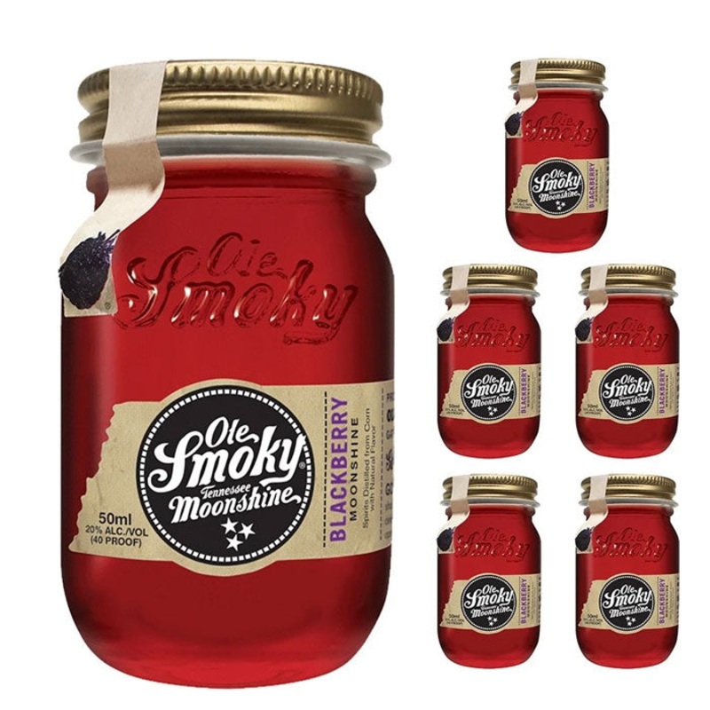 Ole Smoky White Lightnin Moonshine Mini Bottle 50ml