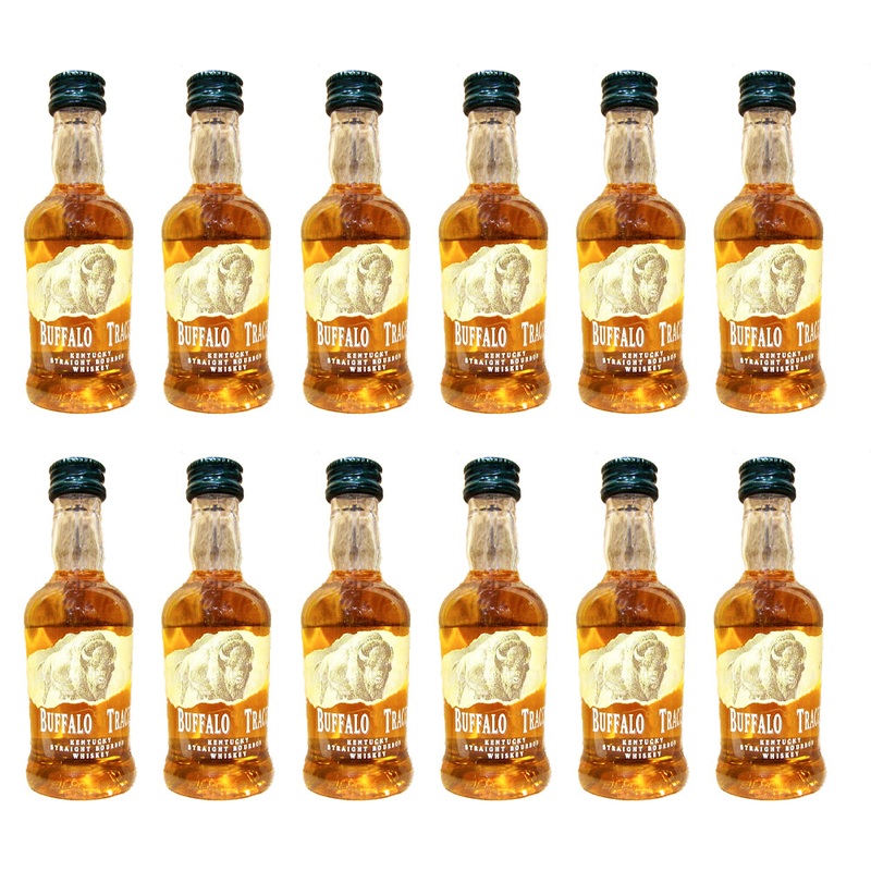 Buffalo Trace Bourbon Mini Bottles 12 Pack 50ml
