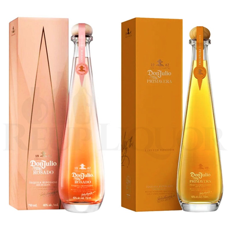 Don Julio Rosado Reposado Tequila & Don Julio 1942 Primavera Reposado Tequila Bundle